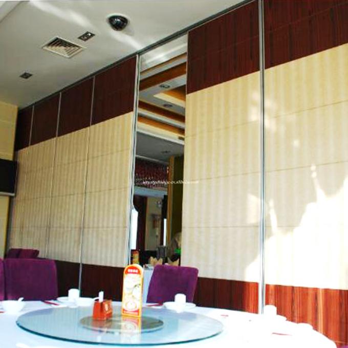 Retractable Temporary Operable Sound Proof Sliding Partition Walls Panel Width 500 mm 1