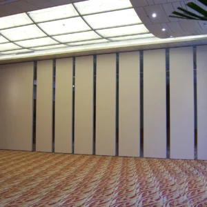 Retractable Temporary Operable Sound Proof Sliding Partition Walls Panel Width 500 mm
