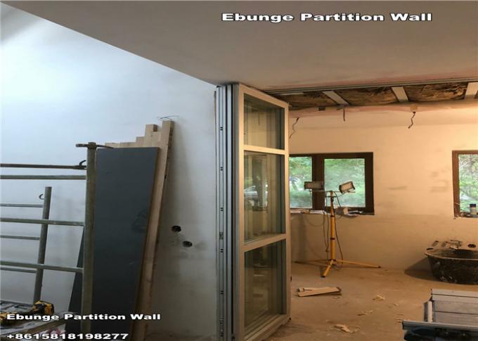 Romania Kitchen Aluminum Frame Around Glass Partition Wall With Pass Door 1