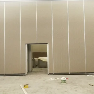 Room Hotel Doors Soundproof Banquet Sliding Folding Partition MDF With Melamine