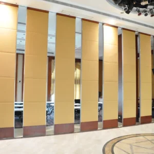 Room Movable Walls Bi Fold Glazed Internal Doors For Office 100mm Panels