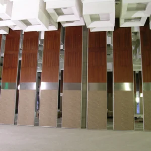 Room Partition Wall , Office Operable Partition Wall 85MM Melamine Panel