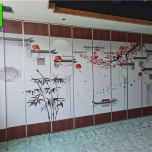 School Classroom Sliding Folding Door Sound Proof Movable Parititon