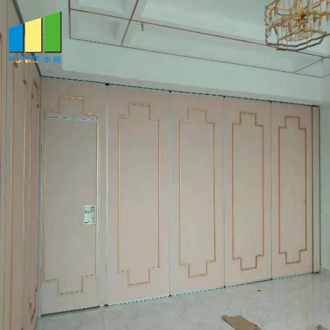 School Classroom Soundproofing Sliding Movable Acoustic Fabric Folding Partition Walls 1