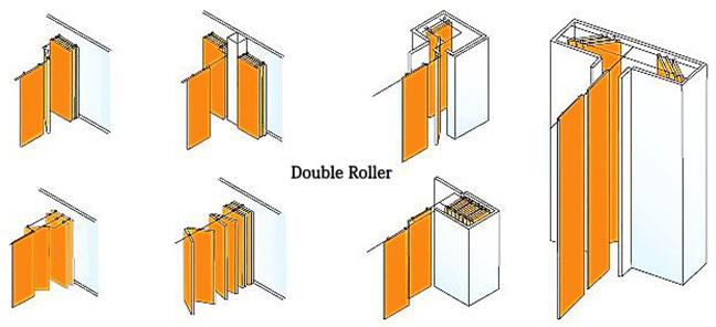 School Sound Proof Large Hanging Partition Walls / Movable Wall Panels 3