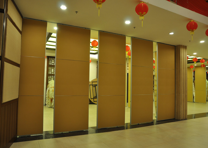 Seafood Restaurant Room Partition Hanging Office Aluminum Sliding Doors