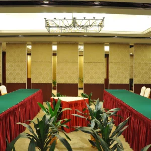 Seafood Restaurant Room Partition Hanging Office Aluminum Sliding Doors