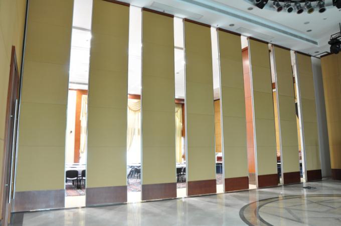 Shopping Hall Mall Frameless Sliding Folding Glass Partition Doors With Dupont Roller 1