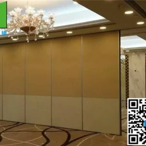 Sliding Acoustic Fabric Panels Hotel Office Movable Partition wall