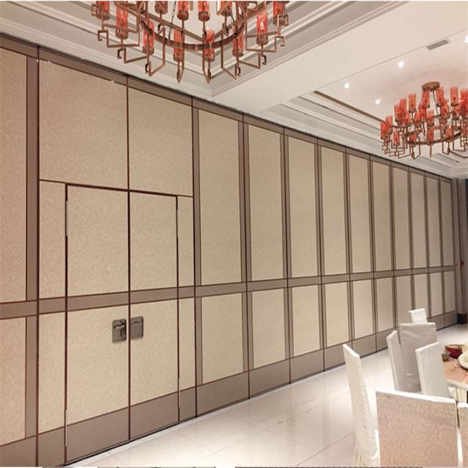 Sliding Acoustic Operable Panel Movable Partition Walls For Meeting Room 0