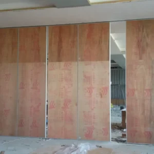 Sliding Aluminium Accessories Folding Partition Walls Divide Space Modular Partition Wood
