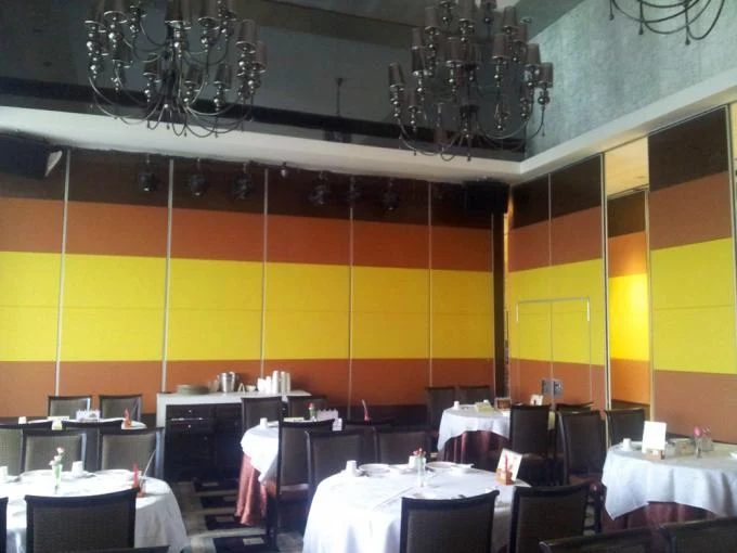 Sliding Aluminium Doors Movable Acsoustic Folding Partition Wall For Office Multi Color 1