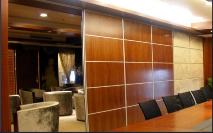Sliding Aluminium Rail Soundproof Movable Partition Wall For Conference Hall 0