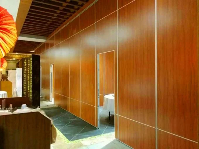 Sliding Aluminium Roller Track Acoustic Partition Wall For Muti - Function Hall 1