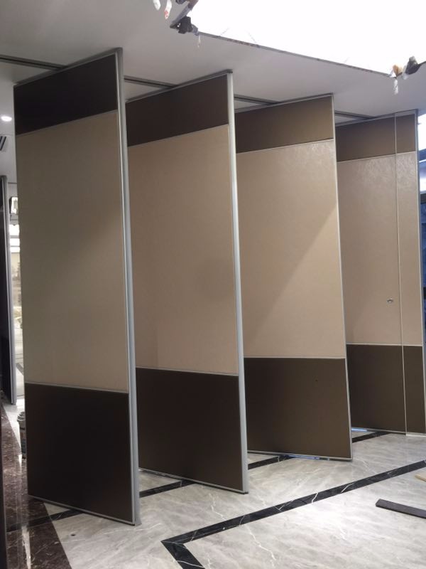 Sliding Aluminium Track Roller Ballroom Sliding Wall Partitions / Acoustic Room Dividers 1