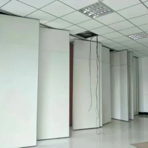 Sliding Aluminium Track Roller Ballroom Sliding Wall Partitions / Acoustic Room Dividers