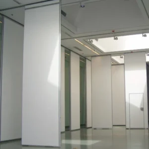Sliding Aluminium Track Roller Flexible Sound Proof Partitions For Classroom