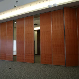 Sliding Aluminium Track Soundproof Office Partition Walls / Movable Room Dividers