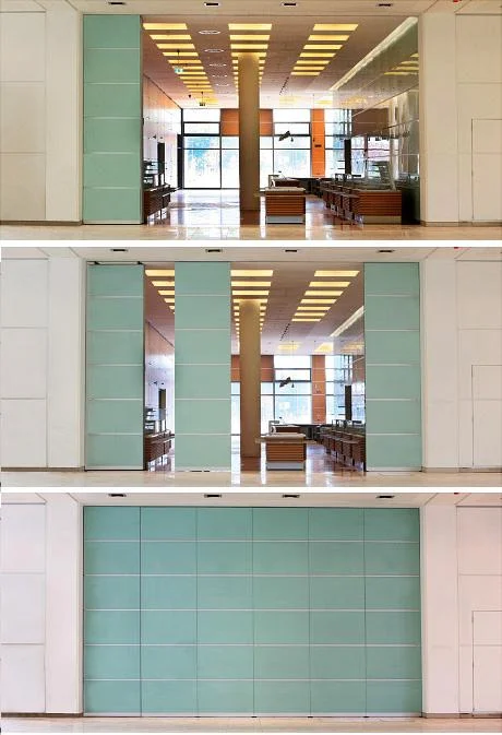 Sliding Aluminum Frame Movable Folding Partition Walls For Conference Room 1