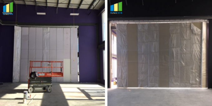 Sliding Door Movable Acoustic MDF Sound Proof Partition Walls For Conference Hall 2