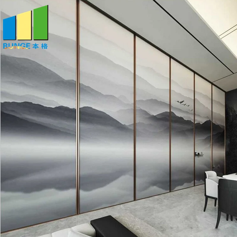 Sliding Door Partition Wooden Folding Partition Walls For Banquet Hall