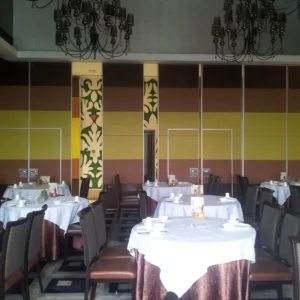 Sliding Folding Acoustic Partition Wall , Commercial Furniture Soundproof Room Divider