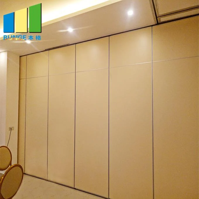 Sliding Folding Aluminium Frame Soundproof Acoustic Room Divider Partition For Office 2