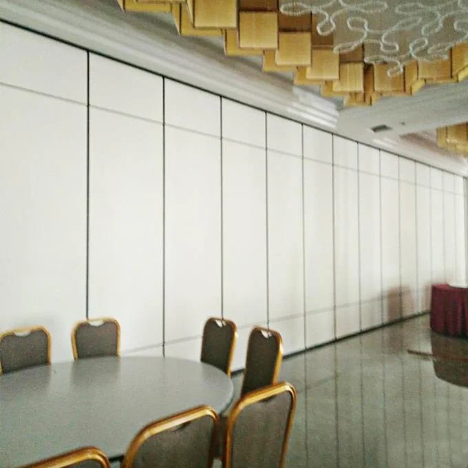 Sliding Folding Movable Wall Partition With Ceiling Wheels Laminated 0