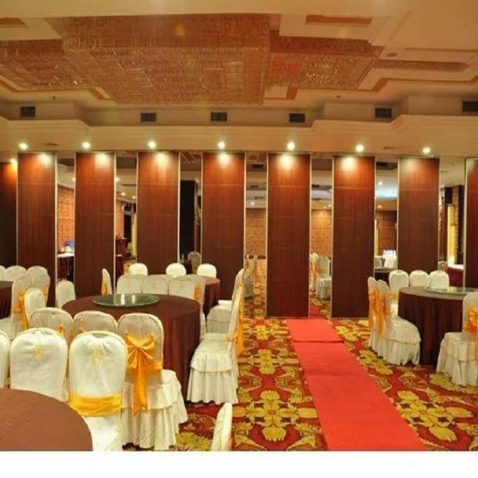 Sliding Folding Movable Wall Partition With Ceiling Wheels Laminated 2