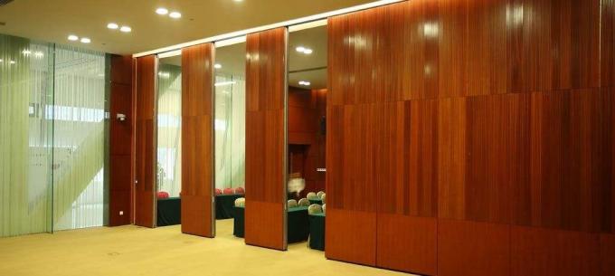 Sliding Folding Office Sound Proof Wall Partition Commercial Interior Door Aluminium Trolley 0