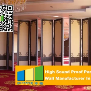 Sliding Folding Partition Walls Office , Acoustic Movable Walls For Banquet Hall