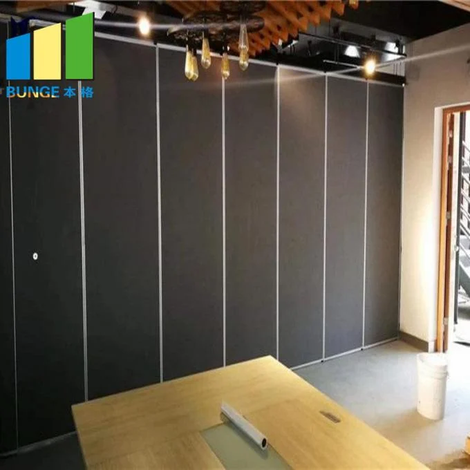 Sliding Folding Temporary Acoustic Partition Walls Mobile Soundproof Room Partition 2