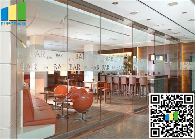 Sliding Glass Wall Partition With Doors Malaysis Aluminum Track 0