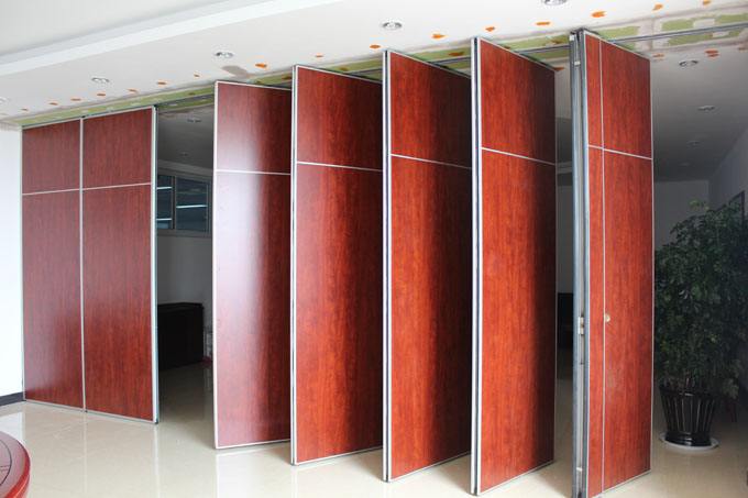 Sliding Melamine Surface Movable Partition Walls With Aluminium Track 6m Height 0