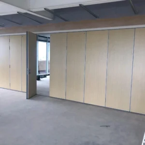 Sliding Movable Office Partition Wall With Wheels Maximum 6 Meters Height