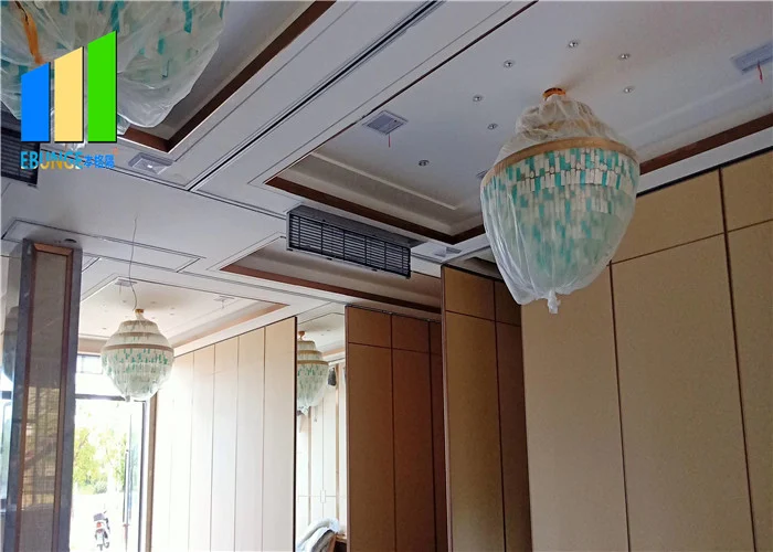 Sliding Screen Removable Wall Partition Movable Panel Soundproof Door Divider Restaurant Hall Partition