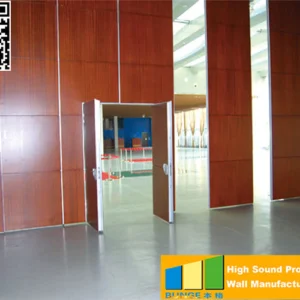 Sliding Ultrahigh Soundproof Folding Movable Wall Panels For High Exhibition Hall Dividers