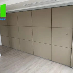 Soft Cover Folding Sliding Operable Partition Walls Acoustic Conference Room Dividers