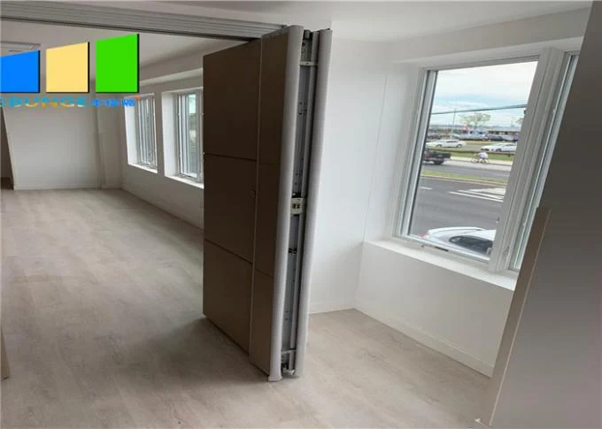 Soft Cover Folding Sliding Operable Partition Walls Acoustic Conference Room Dividers 1