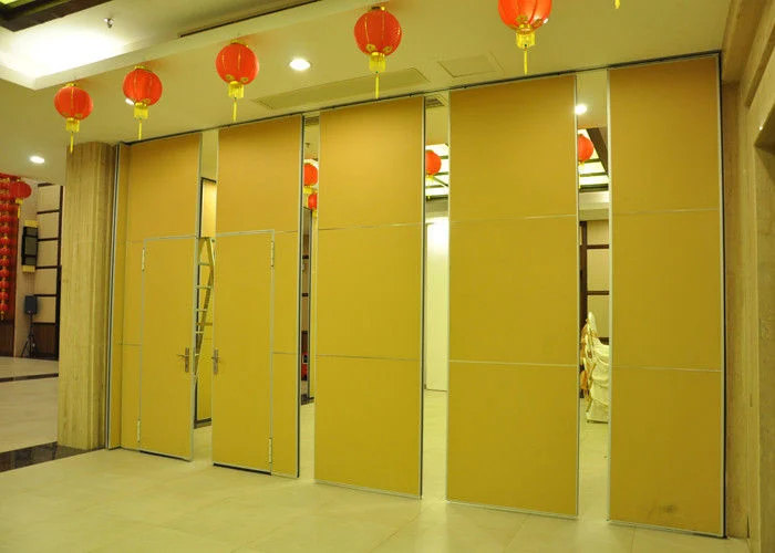 Soft Fabric Folding Door Operable Sound Proof Partitions Panel Width 1230 mm
