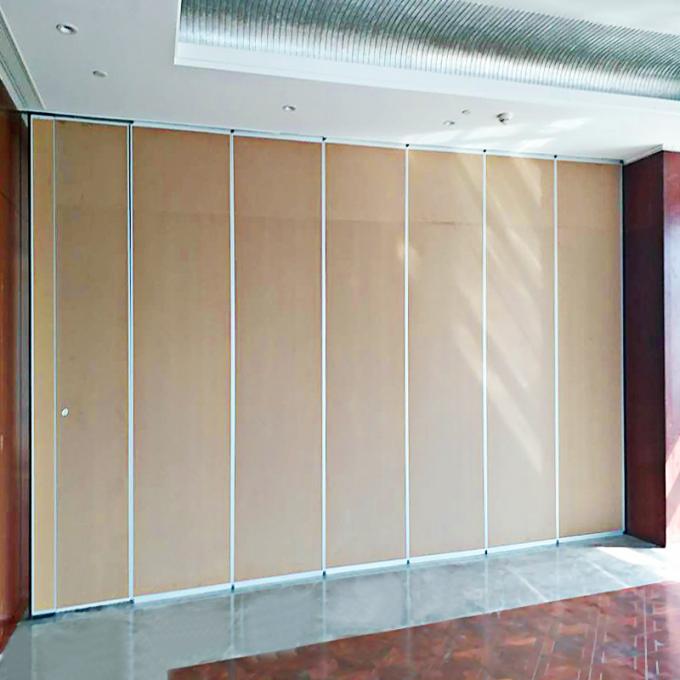 Solid Accordion Prefabricated Interior Partition Walls For School Room / Auditorium 2