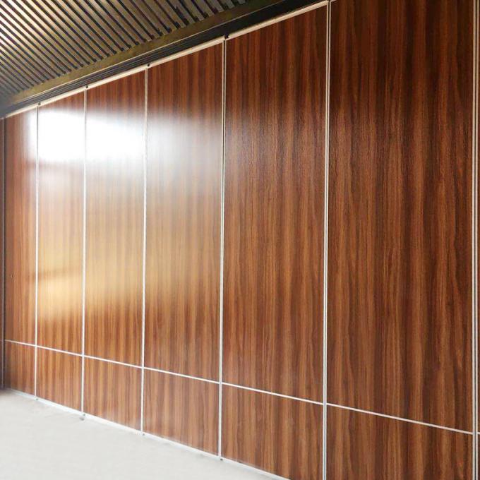 Solid Accordion Prefabricated Interior Partition Walls For School Room / Auditorium 1