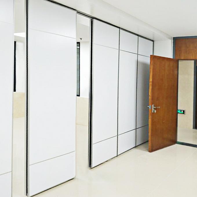 Solid Accordion Prefabricated Interior Partition Walls For School Room / Auditorium 0