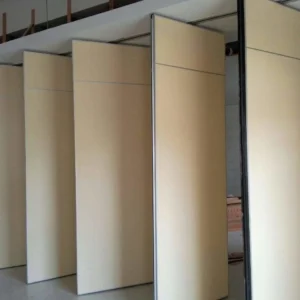 Solid MDF Fabric Foldable Partition Wall , 1230 mm Panel Width
