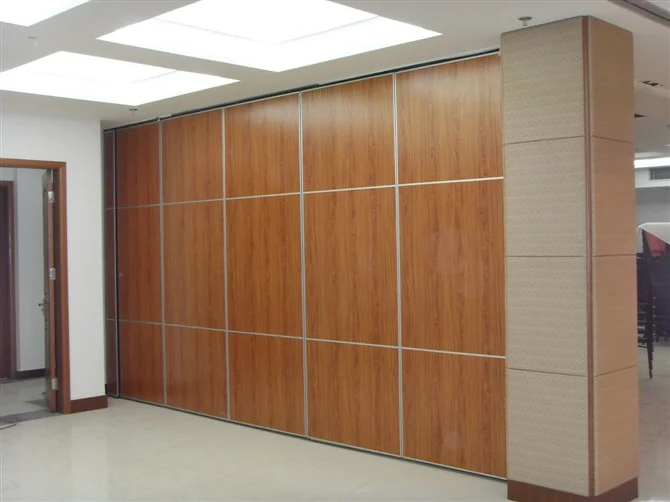 Solid Plywood Modern Acoustic Room Dividers Decorative Hanging System 3