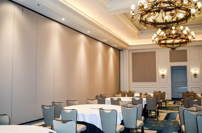 Sound Absorbing Material Sliding Partitions Walls For Banquet Room And Office Room 1