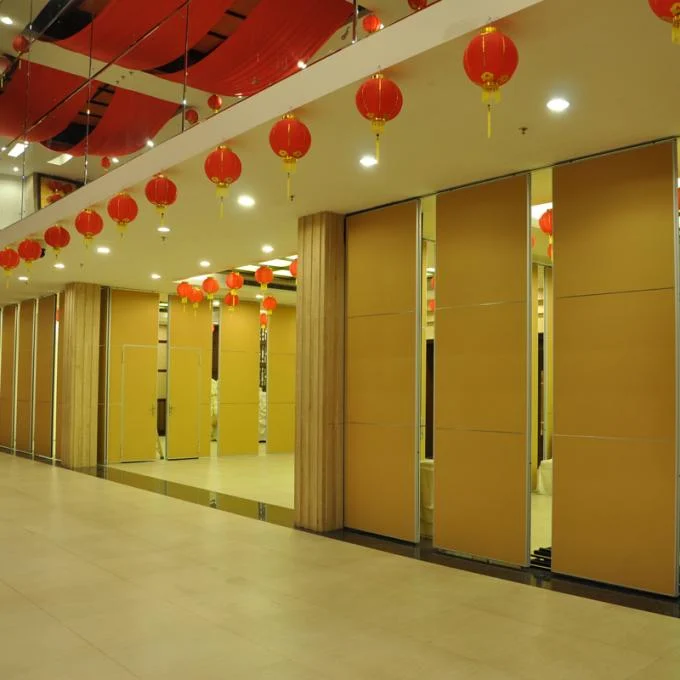 Sound Absorption Folding Partition Walls For Banquet Hall 500mm Width 3