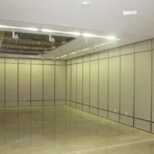 Sound Absorption Operable Acoustic Mobile Partition Wall For Banquet Hall