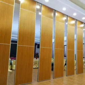 Sound Barrier Conference Hall Sliding Folding Walls System / Movable Partition Wall