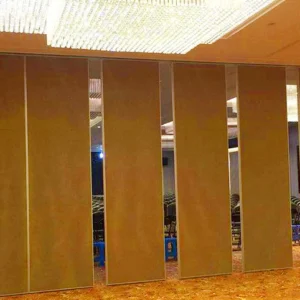 Sound Insulation Movable Track Folding Sliding Partition Wall Easy Operated